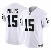 Men & Women & Youth Las Vegas Raiders #15 Kyle Philips White 2025 F.U.S.E. Vapor Stitched Jersey,baseball caps,new era cap wholesale,wholesale hats